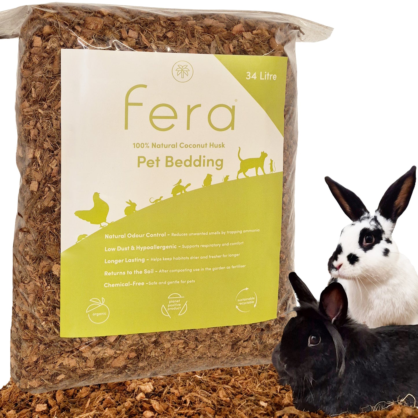 fera Pet Bedding 17L Planet Positive Product Low Dust