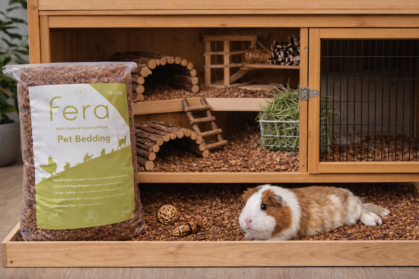 fera Pet Bedding 34L Planet Positive Products Low Dust