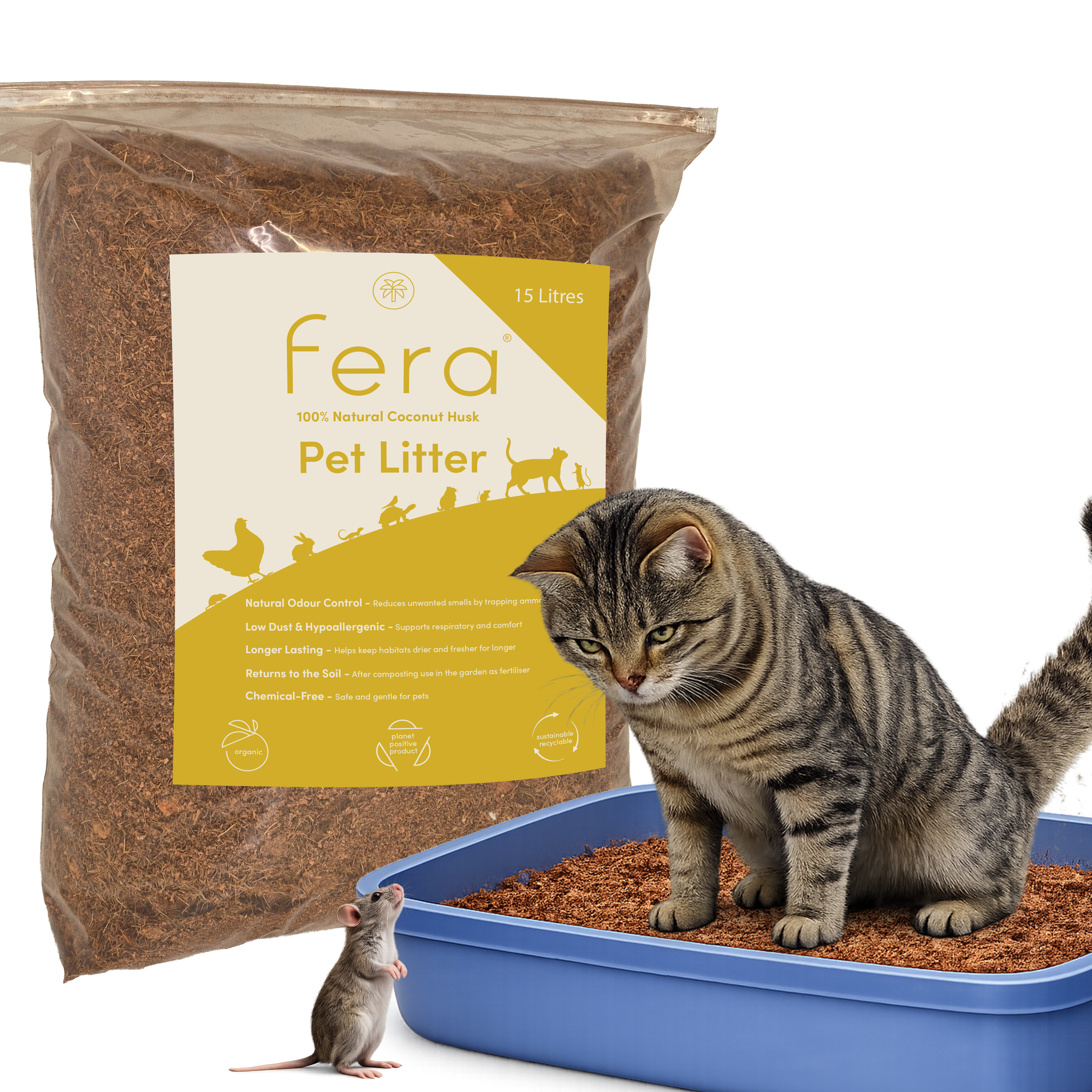 fera Pet Litter 15L Planet positive Product