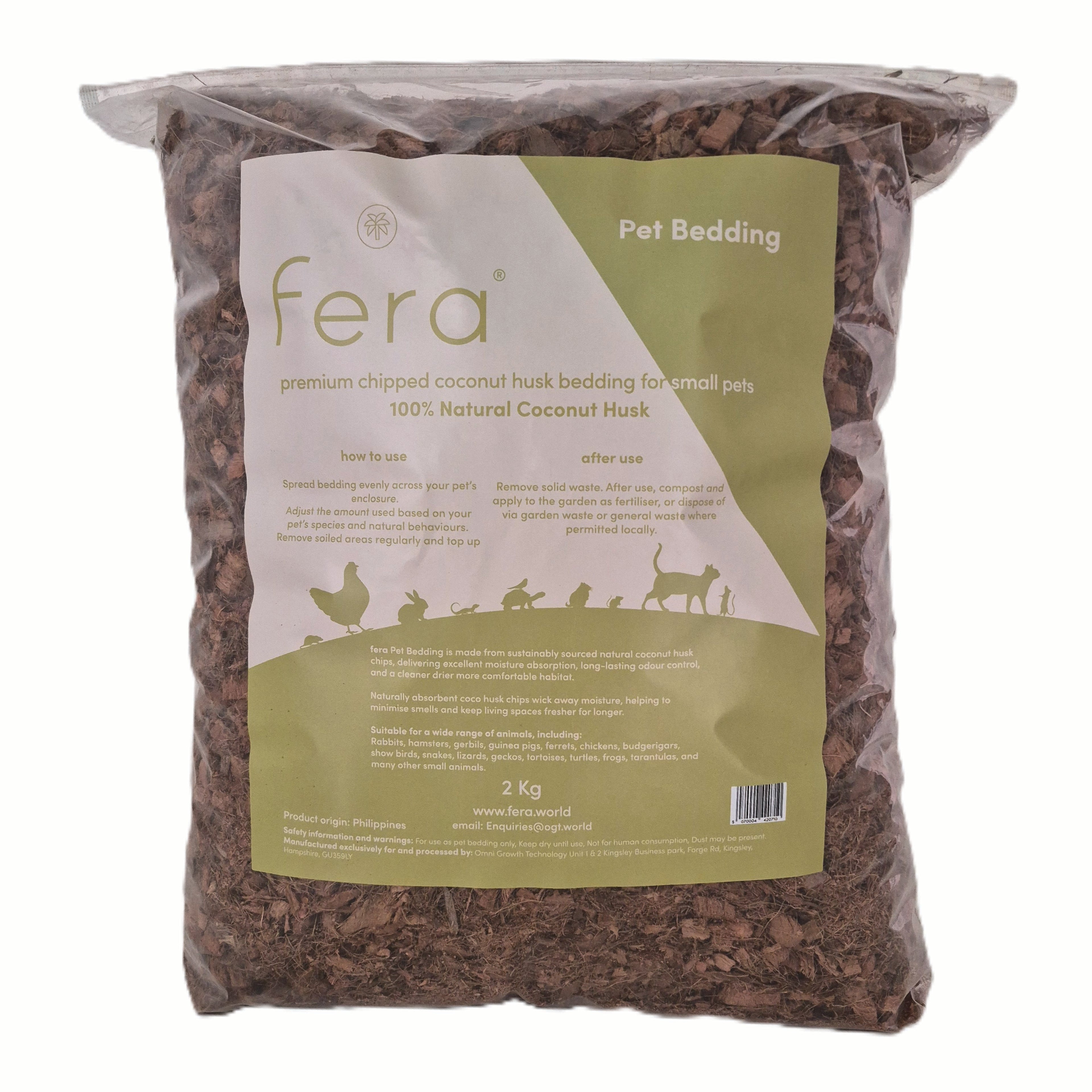 fera Pet Bedding 34L Planet Positive Products