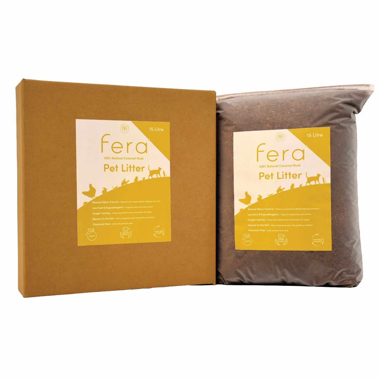 fera Pet Litter 15L Planet positive Product